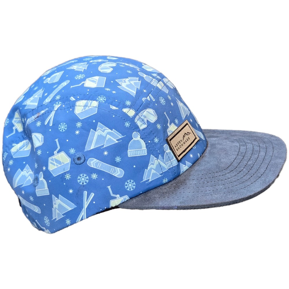 Jack and Sage Aspen Snowmass Lil' Prince of Apres Youth 5-Panel Camper Hat Blue